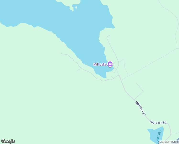 map of restaurants, bars, coffee shops, grocery stores, and more near Mill Lake Road West in Hubbards