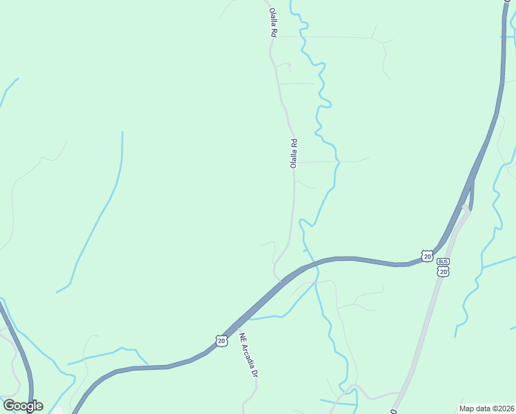 map of restaurants, bars, coffee shops, grocery stores, and more near 245 Olalla Road in Toledo