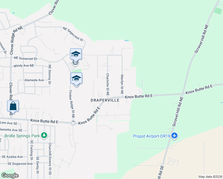 map of restaurants, bars, coffee shops, grocery stores, and more near 145 Charlotte Street Northeast in Albany