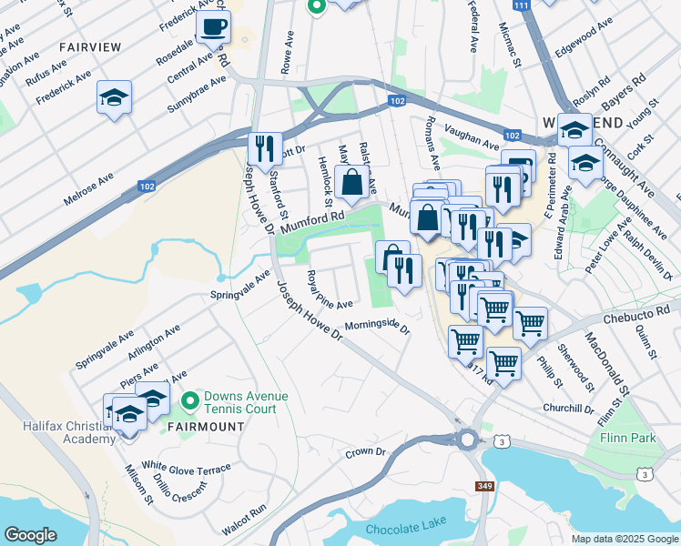 6151 Lady Hammond Road, Halifax NS Walk Score