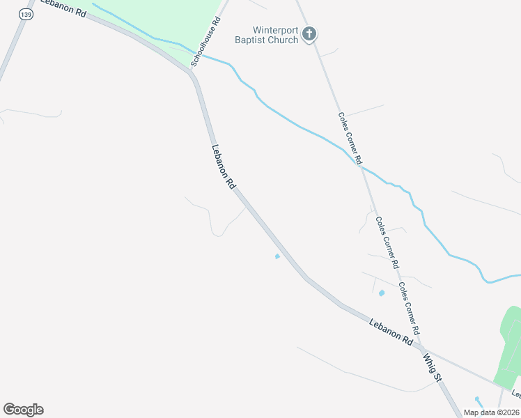 map of restaurants, bars, coffee shops, grocery stores, and more near 321 Lebanon Road in Winterport