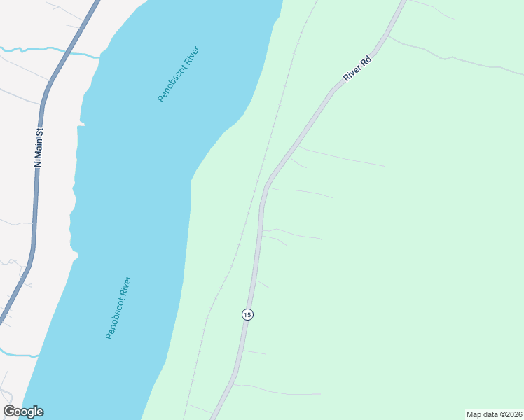 map of restaurants, bars, coffee shops, grocery stores, and more near 1113 River Road in Bucksport