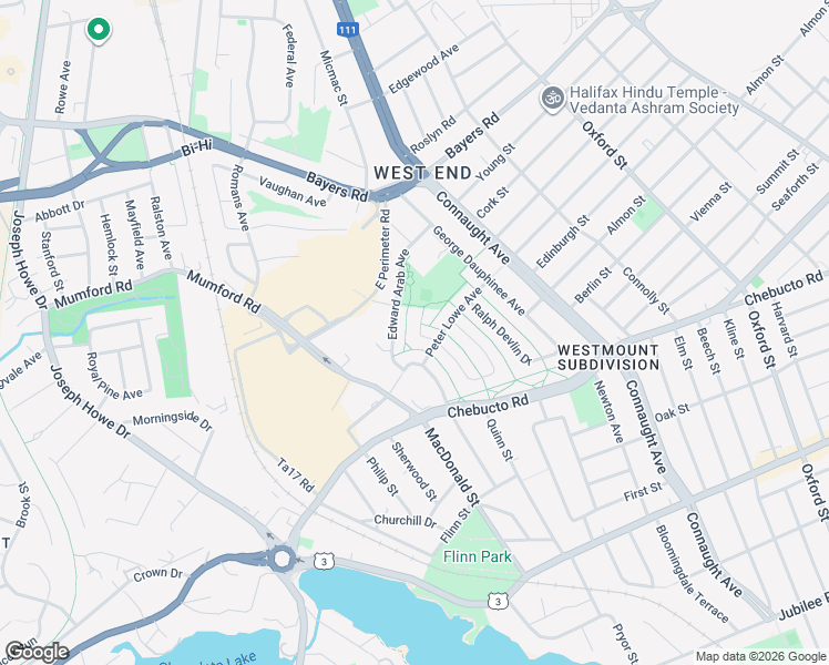 map of restaurants, bars, coffee shops, grocery stores, and more near in Halifax