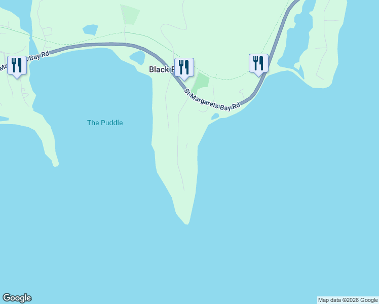 map of restaurants, bars, coffee shops, grocery stores, and more near 50 Lennox Road in Black Point