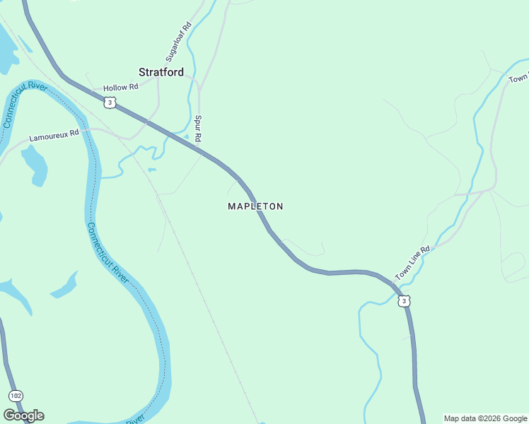 map of restaurants, bars, coffee shops, grocery stores, and more near 140 U.S. 3 in Stratford