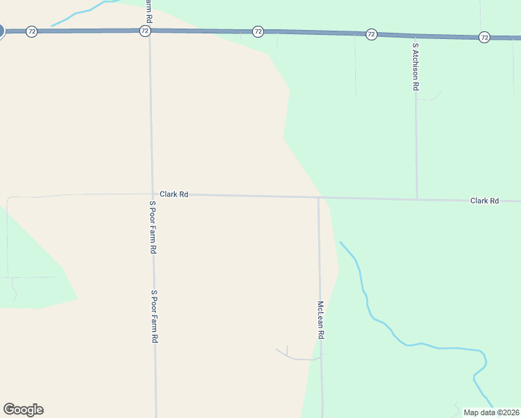 map of restaurants, bars, coffee shops, grocery stores, and more near 4500-4734 Clark Road in Harrisville