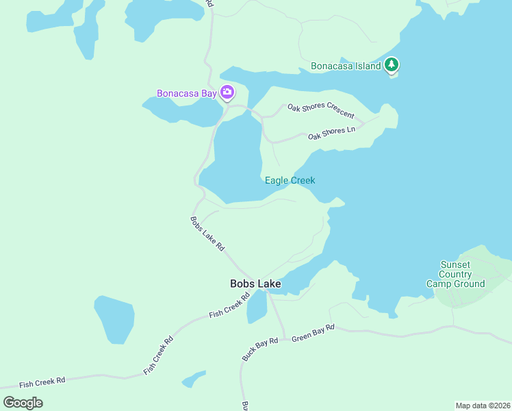 map of restaurants, bars, coffee shops, grocery stores, and more near 59 Oak Haven Lane in Bobs Lake