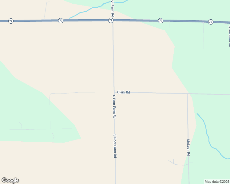 map of restaurants, bars, coffee shops, grocery stores, and more near 4500 Clark Road in Harrisville