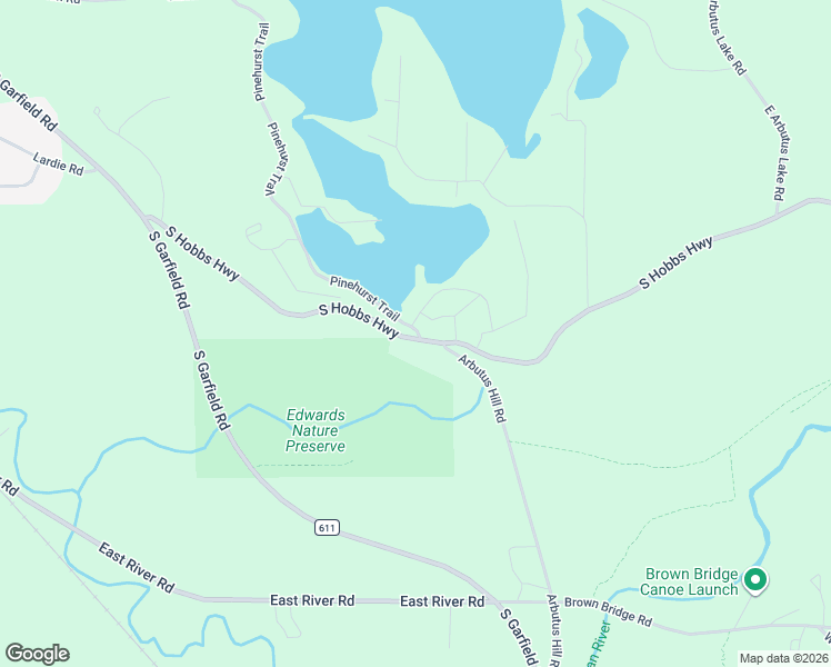 map of restaurants, bars, coffee shops, grocery stores, and more near Pinehurst Trail in Traverse City