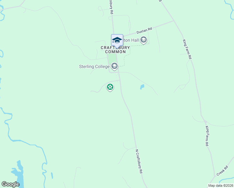 map of restaurants, bars, coffee shops, grocery stores, and more near 1177 North Craftsbury Road in Craftsbury