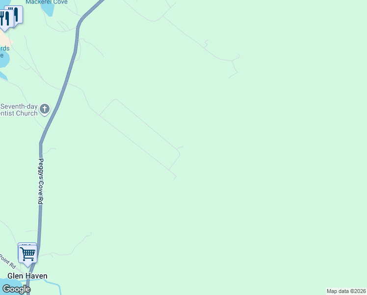 map of restaurants, bars, coffee shops, grocery stores, and more near 236 Janda Crescent in Tantallon