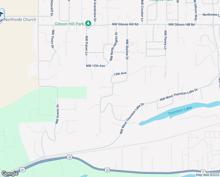 map of restaurants, bars, coffee shops, grocery stores, and more near 2680 Northwest Briarwood Place in Albany