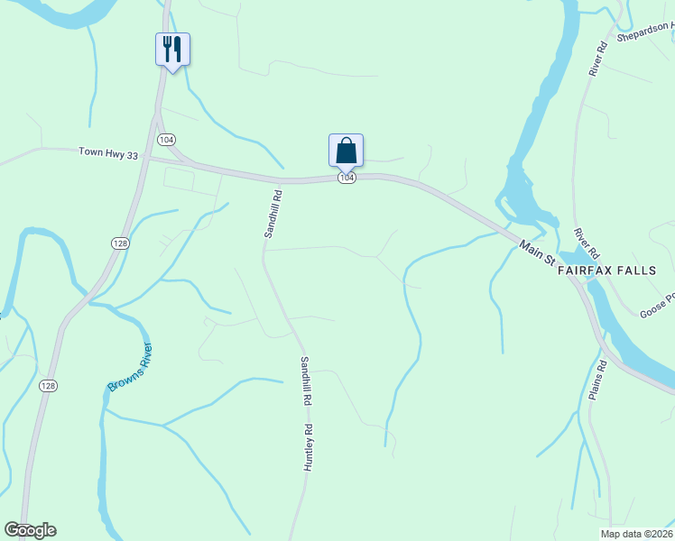 map of restaurants, bars, coffee shops, grocery stores, and more near 45 Crystal Road in Fairfax