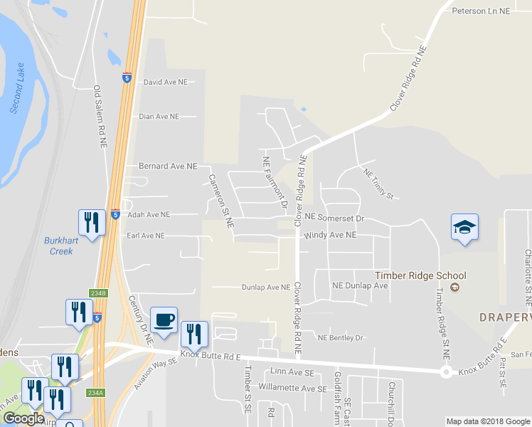 map of restaurants, bars, coffee shops, grocery stores, and more near 3837 Sommerset Avenue in Albany