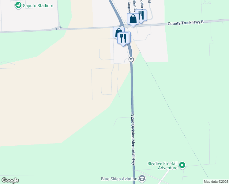 map of restaurants, bars, coffee shops, grocery stores, and more near 1270 Mountain Bay Drive in Pulaski
