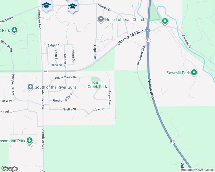 map of restaurants, bars, coffee shops, grocery stores, and more near 898 Hope Avenue in Jordan