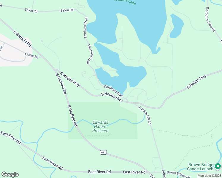 map of restaurants, bars, coffee shops, grocery stores, and more near 2408 Pinehurst Trail in Traverse City
