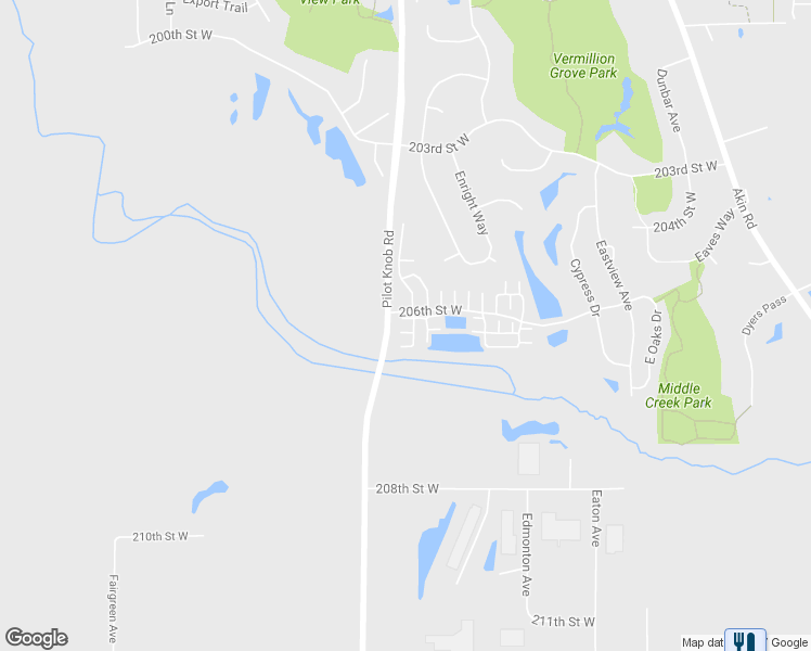 map of restaurants, bars, coffee shops, grocery stores, and more near 20602 Erin Court in Farmington