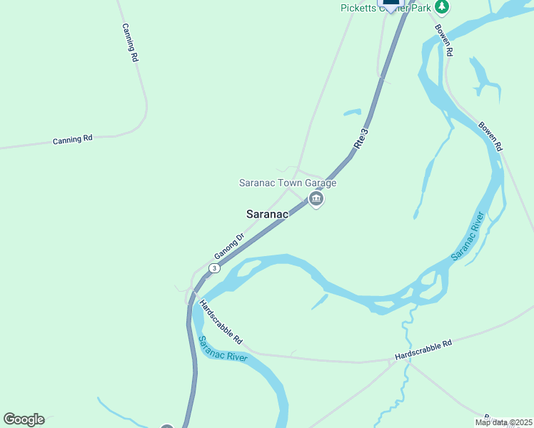 map of restaurants, bars, coffee shops, grocery stores, and more near in Saranac