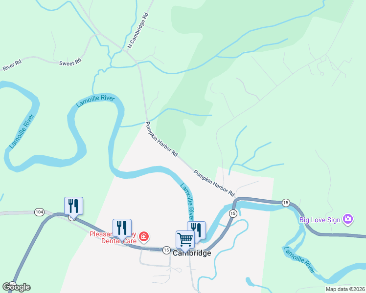 map of restaurants, bars, coffee shops, grocery stores, and more near 272 Pumpkin Harbor Road in Cambridge