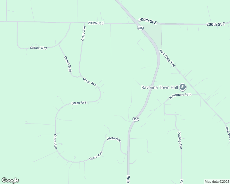 map of restaurants, bars, coffee shops, grocery stores, and more near 20460 Otero Avenue in Hastings