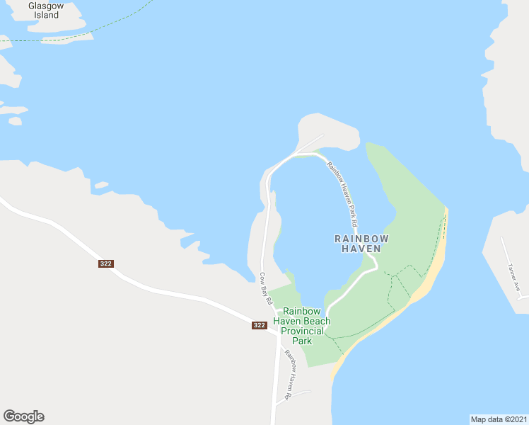 map of restaurants, bars, coffee shops, grocery stores, and more near 2362 Cow Bay Road in Cow Bay