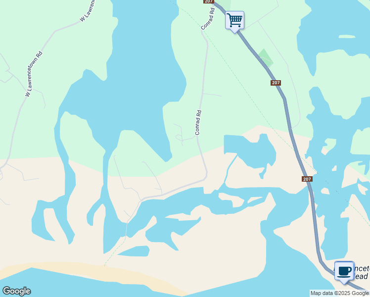 map of restaurants, bars, coffee shops, grocery stores, and more near 36 Rosebank Lane in Lawrencetown