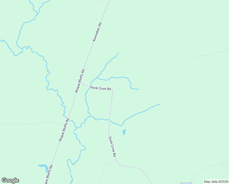 map of restaurants, bars, coffee shops, grocery stores, and more near 50 Duck Cove Road in Roque Bluffs