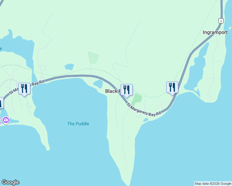 map of restaurants, bars, coffee shops, grocery stores, and more near 8502 Saint Margarets Bay Road in Black Point