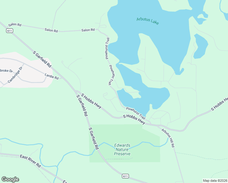 map of restaurants, bars, coffee shops, grocery stores, and more near 2268 Pinehurst Trail in Traverse City
