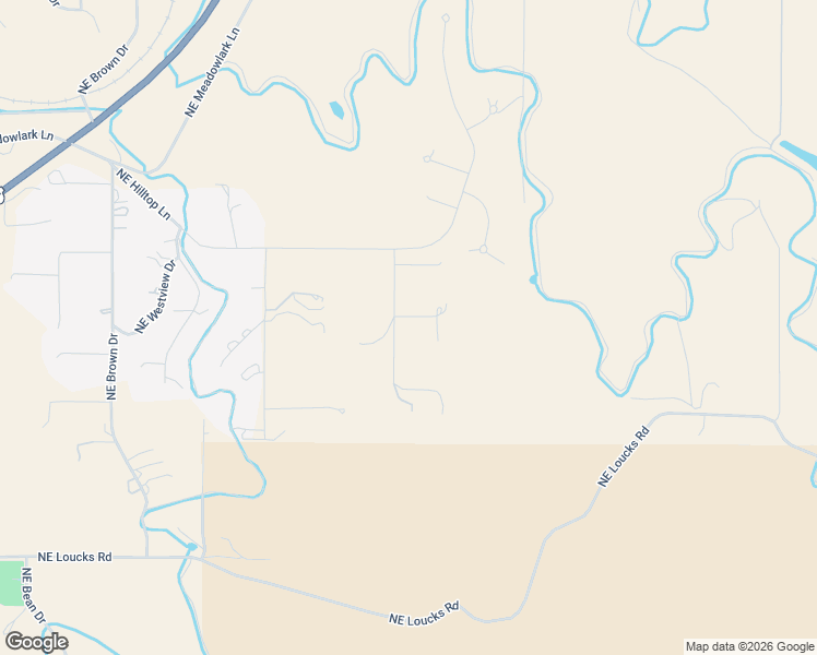 map of restaurants, bars, coffee shops, grocery stores, and more near 2050 Northeast Camas Lane in Madras