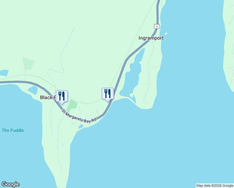 map of restaurants, bars, coffee shops, grocery stores, and more near 8286 Saint Margarets Bay Road in Black Point
