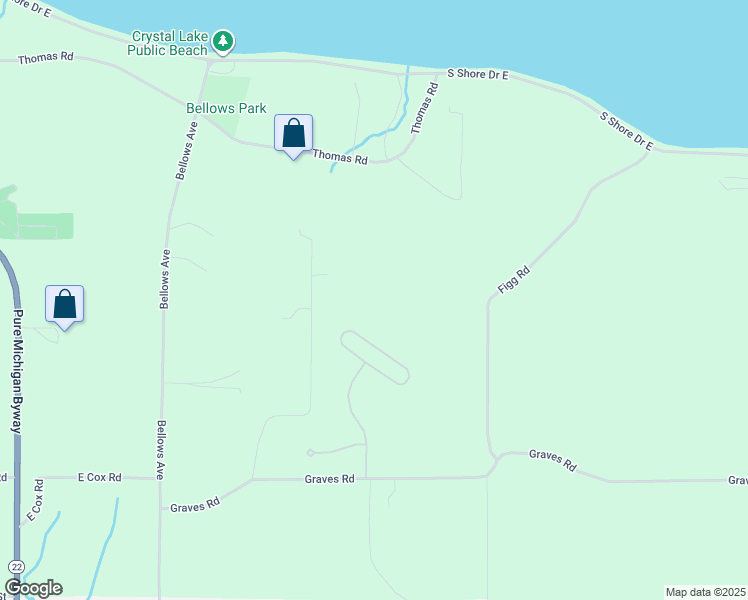 map of restaurants, bars, coffee shops, grocery stores, and more near 1170 High Meadow Trail Pvt in Frankfort