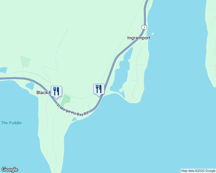 map of restaurants, bars, coffee shops, grocery stores, and more near 8278 Saint Margarets Bay Road in Black Point