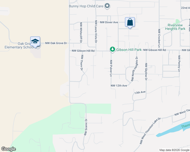 map of restaurants, bars, coffee shops, grocery stores, and more near 1425 Northwest Laura Vista Drive in Albany