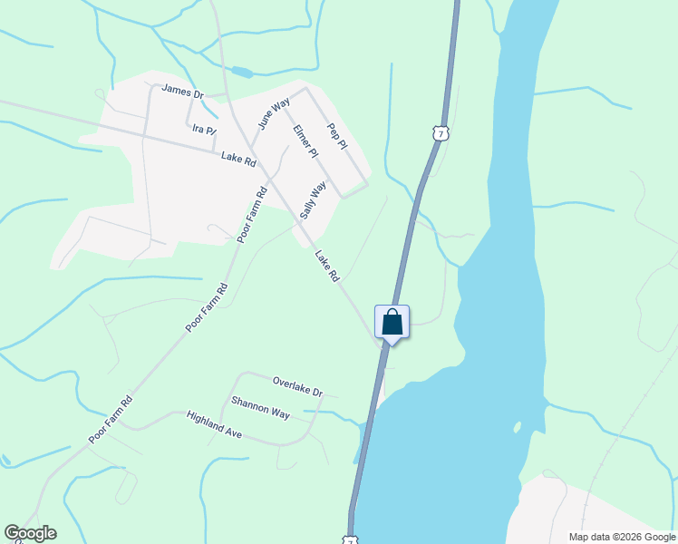 map of restaurants, bars, coffee shops, grocery stores, and more near 51 Lake Road in Chittenden County