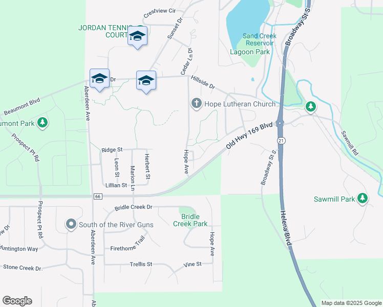 map of restaurants, bars, coffee shops, grocery stores, and more near 375 Augusta Court in Jordan