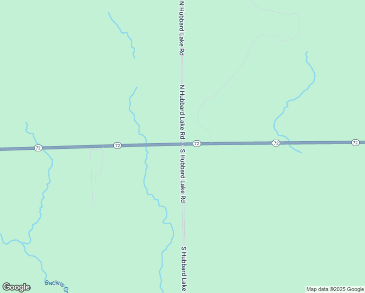 map of restaurants, bars, coffee shops, grocery stores, and more near 376 South Hubbard Lake Road in Lincoln