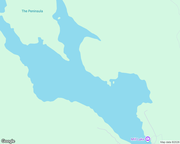 map of restaurants, bars, coffee shops, grocery stores, and more near Mill Lake Road West in Hubbards