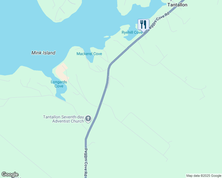 map of restaurants, bars, coffee shops, grocery stores, and more near 15 Fox Pen Road in Tantallon