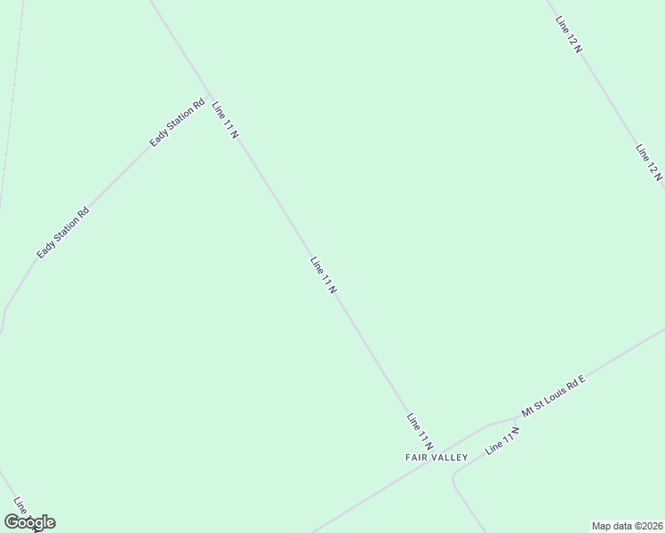 map of restaurants, bars, coffee shops, grocery stores, and more near 4901 Line 11 North in Oro-Medonte