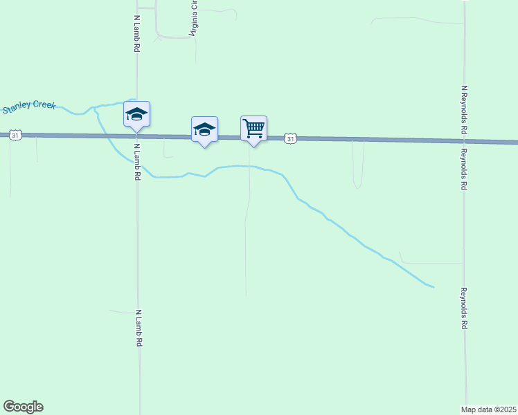 map of restaurants, bars, coffee shops, grocery stores, and more near 1501-1899 Sleepy Hollow Lane in Interlochen