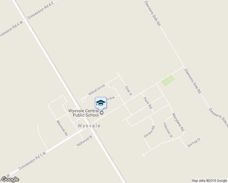 map of restaurants, bars, coffee shops, grocery stores, and more near 24 Howard Avenue in Simcoe County