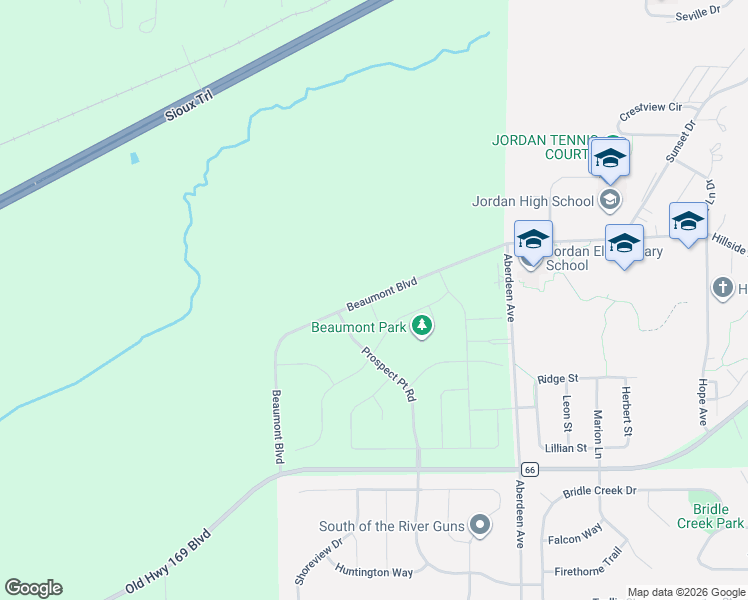 map of restaurants, bars, coffee shops, grocery stores, and more near in Jordan
