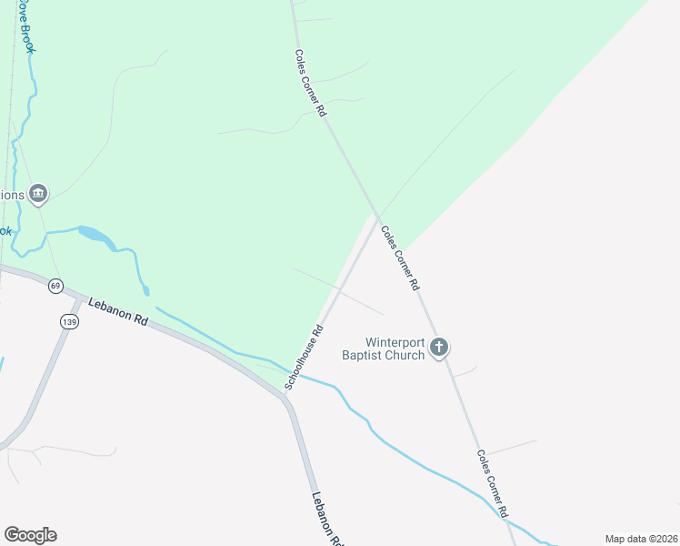 map of restaurants, bars, coffee shops, grocery stores, and more near 19 Schoolhouse Road in Winterport