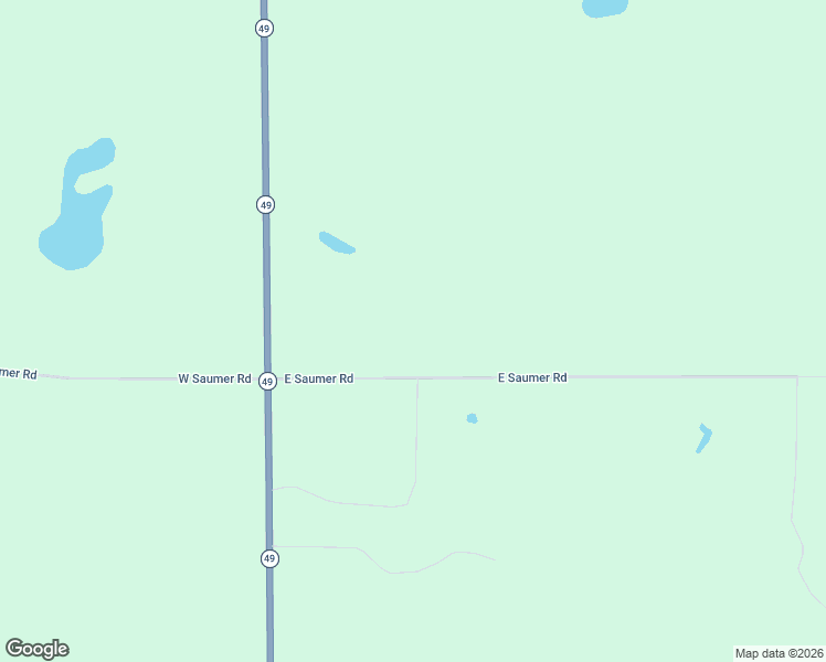 map of restaurants, bars, coffee shops, grocery stores, and more near 10498 East Saumer Road in Rosholt
