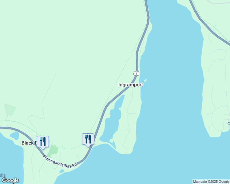 map of restaurants, bars, coffee shops, grocery stores, and more near 8153 Saint Margarets Bay Road in Ingramport