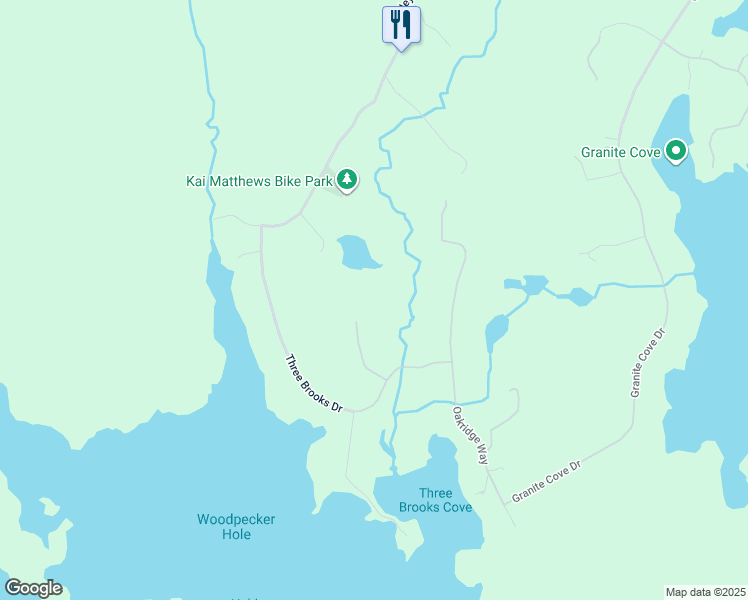 map of restaurants, bars, coffee shops, grocery stores, and more near 11 Cricket Lane in Hubley