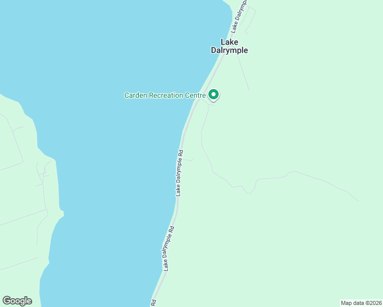 map of restaurants, bars, coffee shops, grocery stores, and more near 232 Lake Dalrymple Road in Sebright