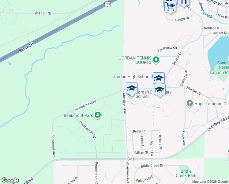 map of restaurants, bars, coffee shops, grocery stores, and more near in Jordan